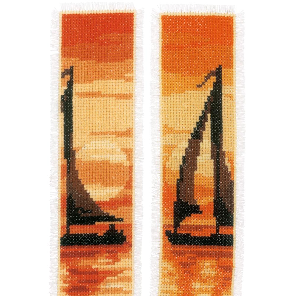 Umbrellas Bookmark Cross Stitch Kit