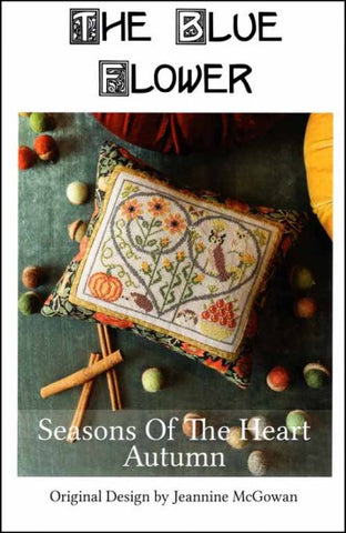 Seasons Of The Heart Autumn by The Blue Flower Counted Cross Stitch Pattern