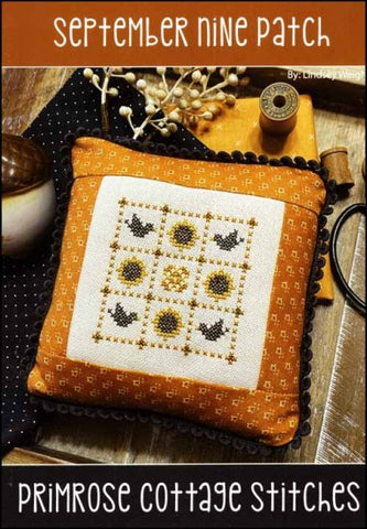 September Nine Patch by Primrose Cottage Stitches Counted Cross Stitch Pattern