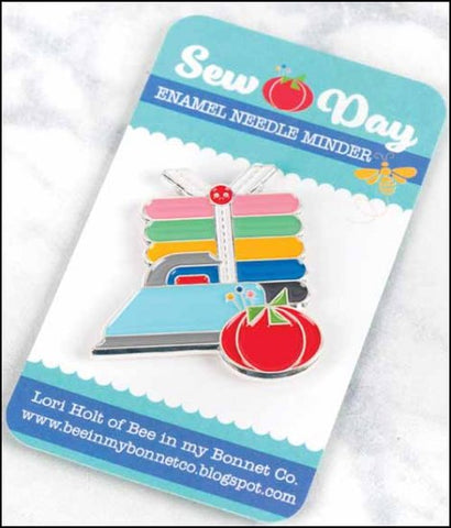 Sew Day Enamel Needle Minder By Bee in My Bonnet From It's Sew Emma