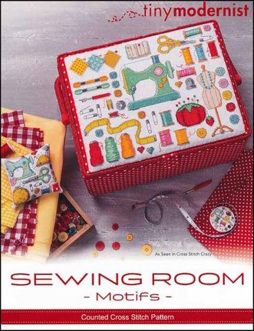 Sewing Room Motifs By The Tiny Modernist Counted Cross Stitch Pattern