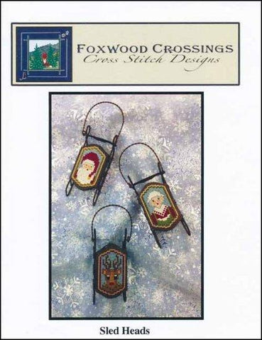 Sled Heads by Foxwood Crossings Counted Cross Stitch Pattern