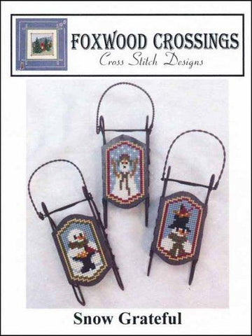 Snow Grateful by Foxwood Crossings Counted Cross Stitch Pattern