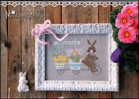 Spring Tour By Madame Chantilly Counted Cross Stitch Pattern