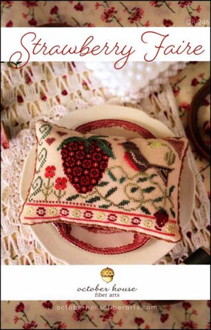 Strawberry Faire by October House Counted Cross Stitch Pattern