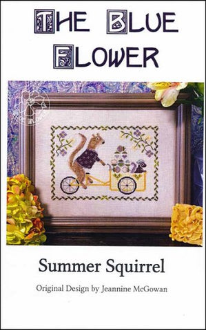 Summer Squirrel by The Blue Flower Counted Cross Stitch Pattern