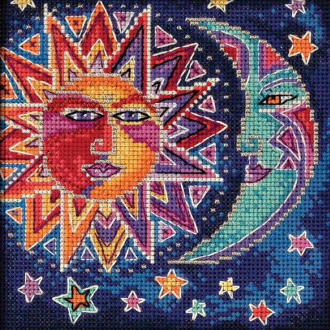 Laurel Burch Sun and Moon by Mill Hill Counted Cross Stitch Kit