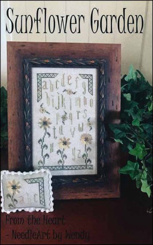 Sunflower Garden by From The Heart NeedleArt by Wendy Counted Cross Stitch Pattern