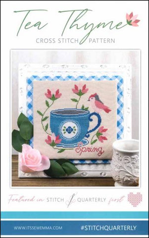 Tea Thyme by it's Sew Emma Stitchery Counted Cross Stitch Pattern