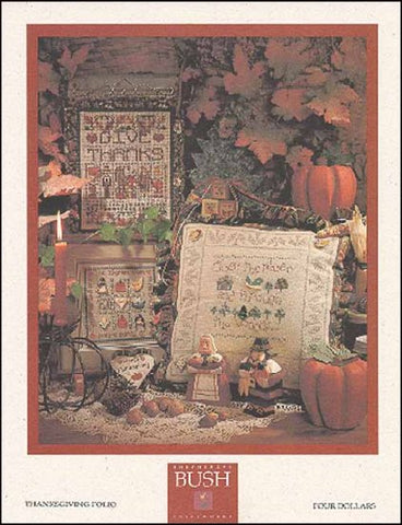 Thanksgiving Folio by Shepherd's  Bush Printworks Counted Cross Stitch Pattern