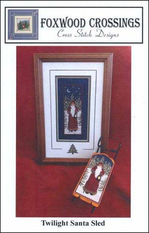 Twilight Santa by Foxwood Crossings Counted Cross Stitch Pattern