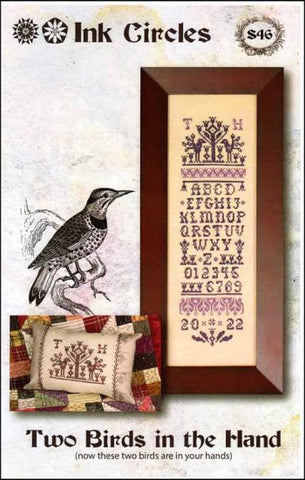 Two Birds In The Hand by Ink Circles Counted Cross Stitch Pattern
