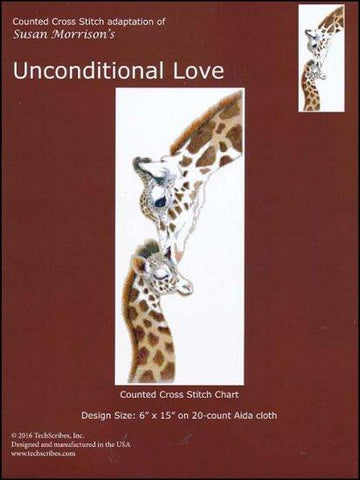 Unconditional Love by Techscribes Counted Cross Stitch Pattern