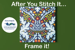 Arts & Crafts Style William Morris Myrtle Design Counted Cross Stitch Pattern