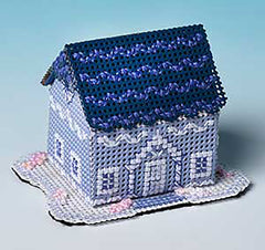 Wedgewood Cottage 3-D Counted Cross Stitch Kit