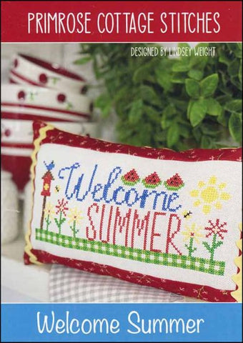 Welcome Summer by Primrose Cottage Stitches Counted Cross Stitch Pattern
