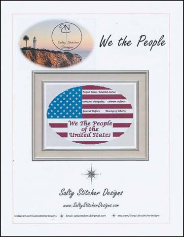 We the People by Salty Stitcher Designs Counted Cross Stitch Pattern