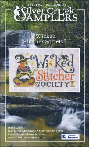 Wicked Stitcher Society by Silver Creek Samplers Counted Cross Stitch Pattern