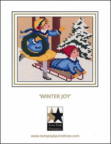 Winter Joy by Twin Peak Primitives Counted Cross Stitch Pattern