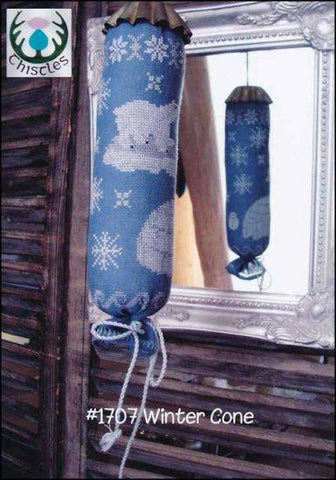 Winter Cone by Thistles Counted Cross Stitch Pattern