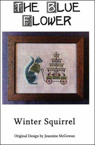Winter Squirrel by The Blue Flower Counted Cross Stitch Pattern