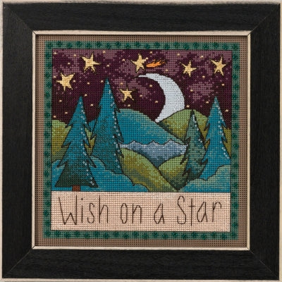 Wish on a Star by Sticks - Beaded Counted Cross Stitch Kit