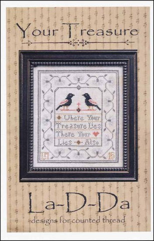 Your Treasure By La-D-Da Counted Cross Stitch Pattern