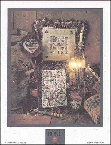 Americana Folio By Shepherd's Bush Printworks Counted Cross Stitch Pattern