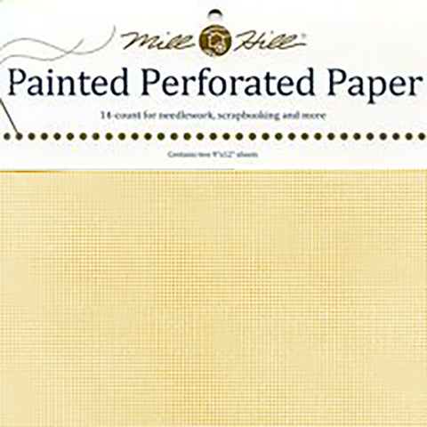 ANNIVERSARY GOLD MILL HILL PERFORATED PAPER Two 9