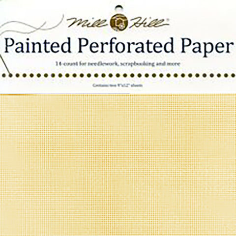 ANNIVERSARY GOLD MILL HILL PERFORATED PAPER Two 9