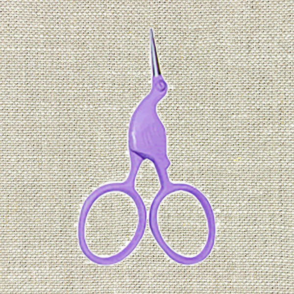 Kelmscott Design's Storklettes Scissors-Purple