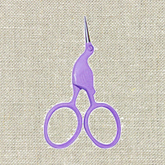 Kelmscott Design's Storklettes Scissors-Purple