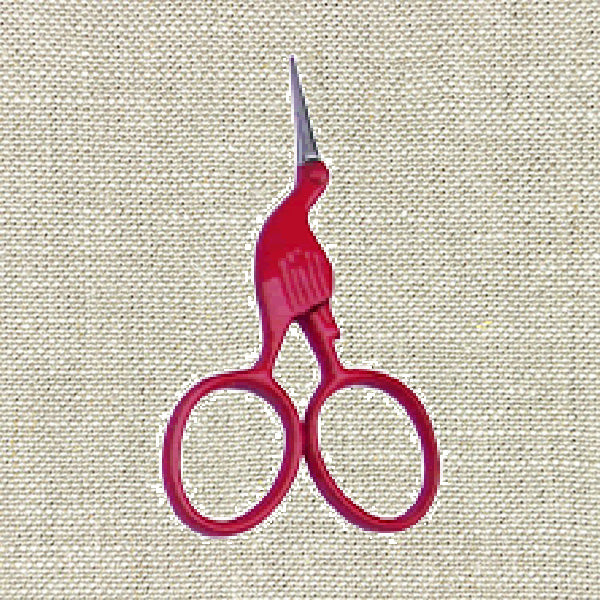 Kelmscott Design's Storklettes Scissors-Red