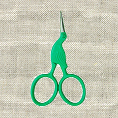 Kelmscott Design's Storklettes Scissors-Green