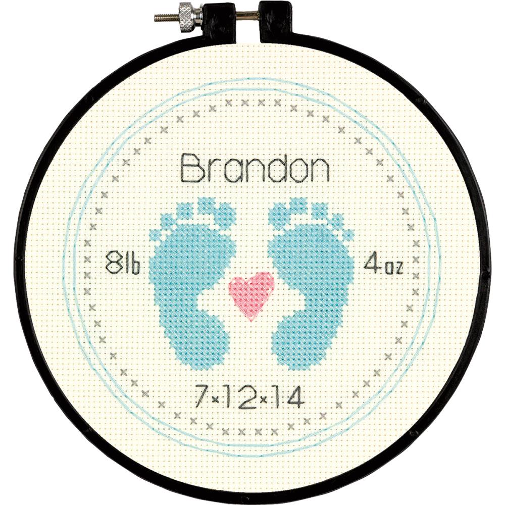 Vervaco Baby's Feet Counted Cross-Stitch Kit