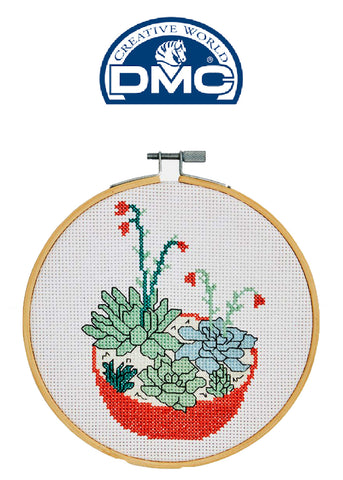 DMC Stitch Kit - SUCCULENT Great for a New Stitcher!