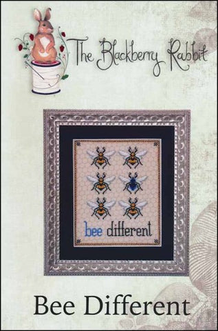 Bee Different by The Blackberry Rabbit Counted Cross Stitch Pattern