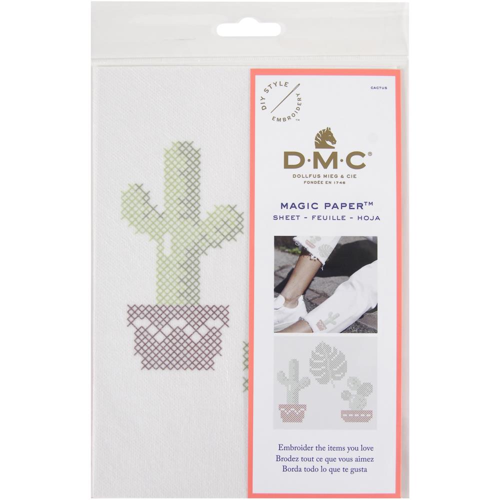 Flower Collection Cross Stitch Magic Paper Kit - DMC