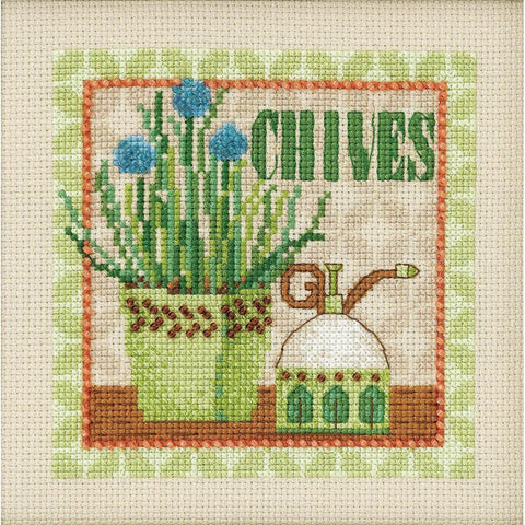 Chive-Herb designed by Debbie Mumm Counted Cross Stitch Kit 4.5