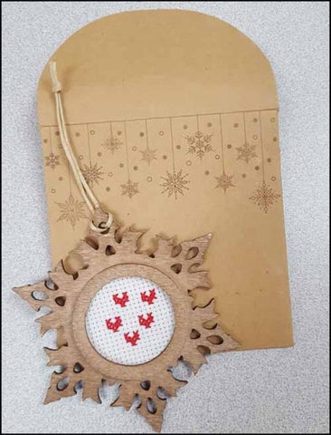 Ornament Frame 2.5-inch Round 2PK for Cross Stitch #0308