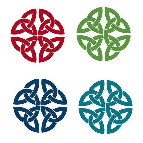 EASY *2 DMC Colors* Celtic Endless Trinity Knot Counted Cross Stitch Pattern