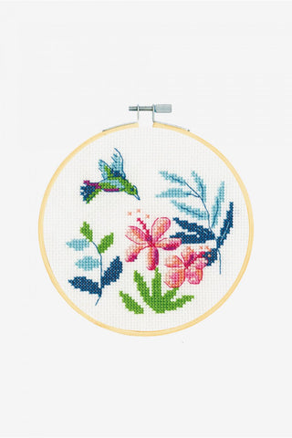 EXOTIC FLOWER  - DMC Stitch Kit -  Great for a New Stitcher!