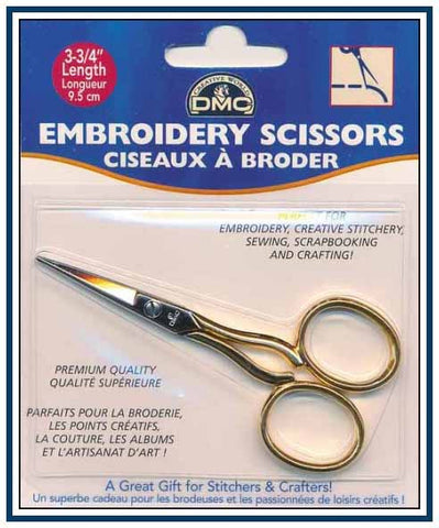DMC GOLD HANDLES EMBROIDERY SCISSORS