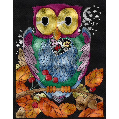 HOO LOVES YOU By Mary Engelbreit For Imaginating Counted Cross Stitch Kit 8