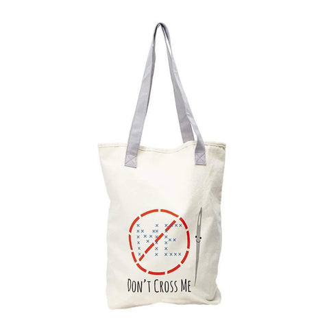 Riley Blake Designs Don't Cross Me Tote Bag