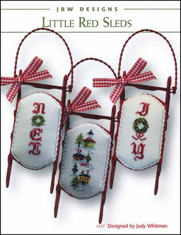 Little Red Sleds  by JBW Designs Counted Cross Stitch Pattern