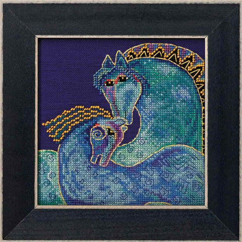 Laurel Burch Mediterranean Mares by Mill Hill Counted Cross Stitch Kit