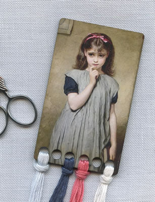 Kelmscott Design's  Pink Ribbon Schoolgirl Thread Keep