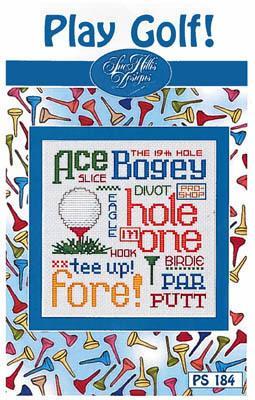 Play Golf by Sue Hillis Designs Counted Cross Stitch Pattern