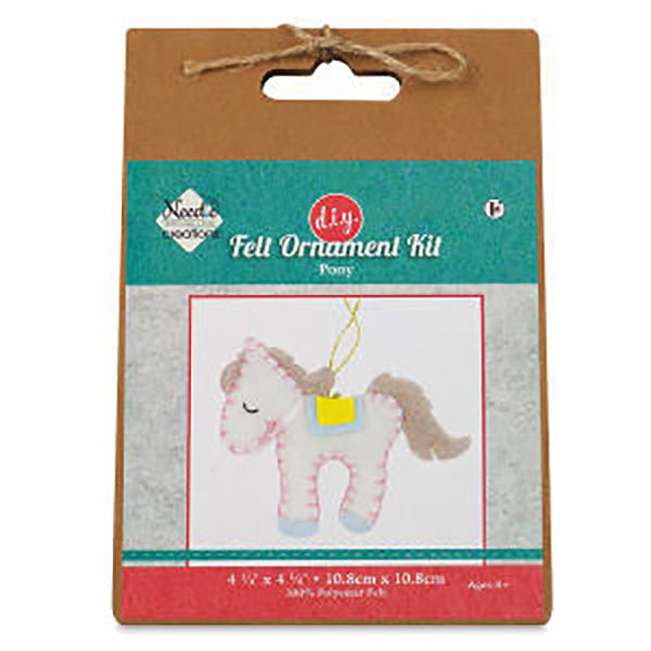 Needle Creations Felt Ornament Kit - Pony